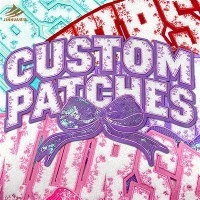 Parche con estampado de leopardo de colores